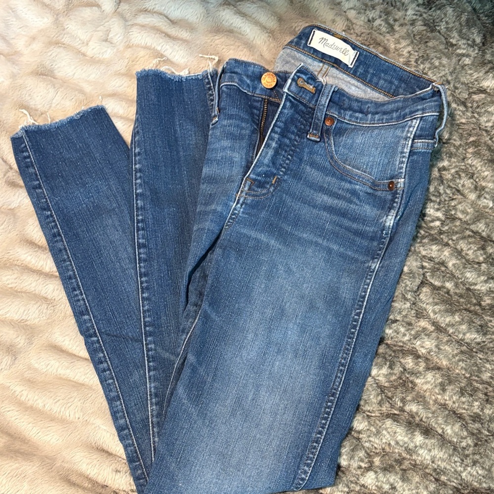Madewell Women's Skinny Jeans in Medium Blue Wash